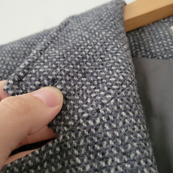 Pendleton Woollen Mills Gray Wool Blazer Jacket 12 - Picture 8 of 9